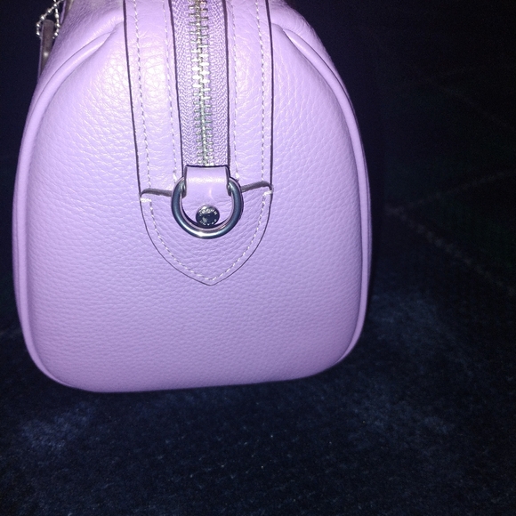 Coach Lavender Floral Rowan Satchel - Picture 3 of 12